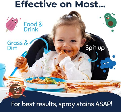 Miss Mouth's Messy Eater Stain Treater Spray - 4oz Stain Remover for Newborns & Babies - Effortlessly Removes Food, Grease & Coffee Stains
