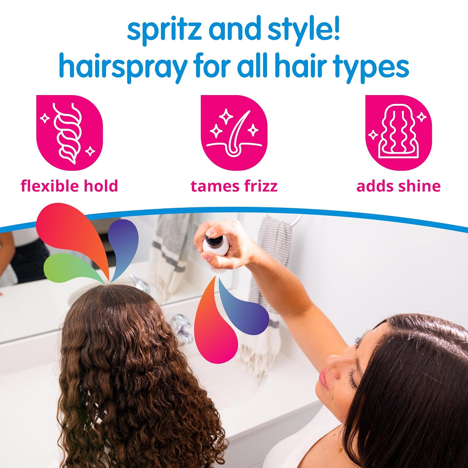 SoCozy Multi Styler - Kids' Hair Spray for Everyday Use | Gentle Formula with Quinoa & Aloe (5.2 Fl Oz)