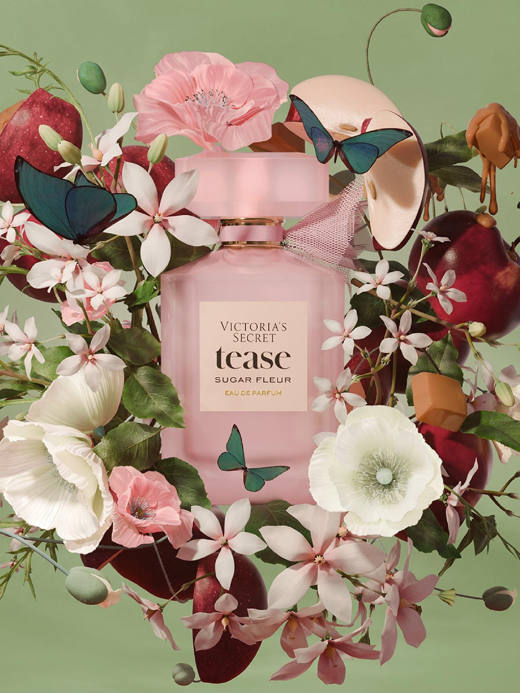 Victoria's Secret Tease Sugar Fleur Fragrance Lotion, Body Lotion for Women (8.4 oz)