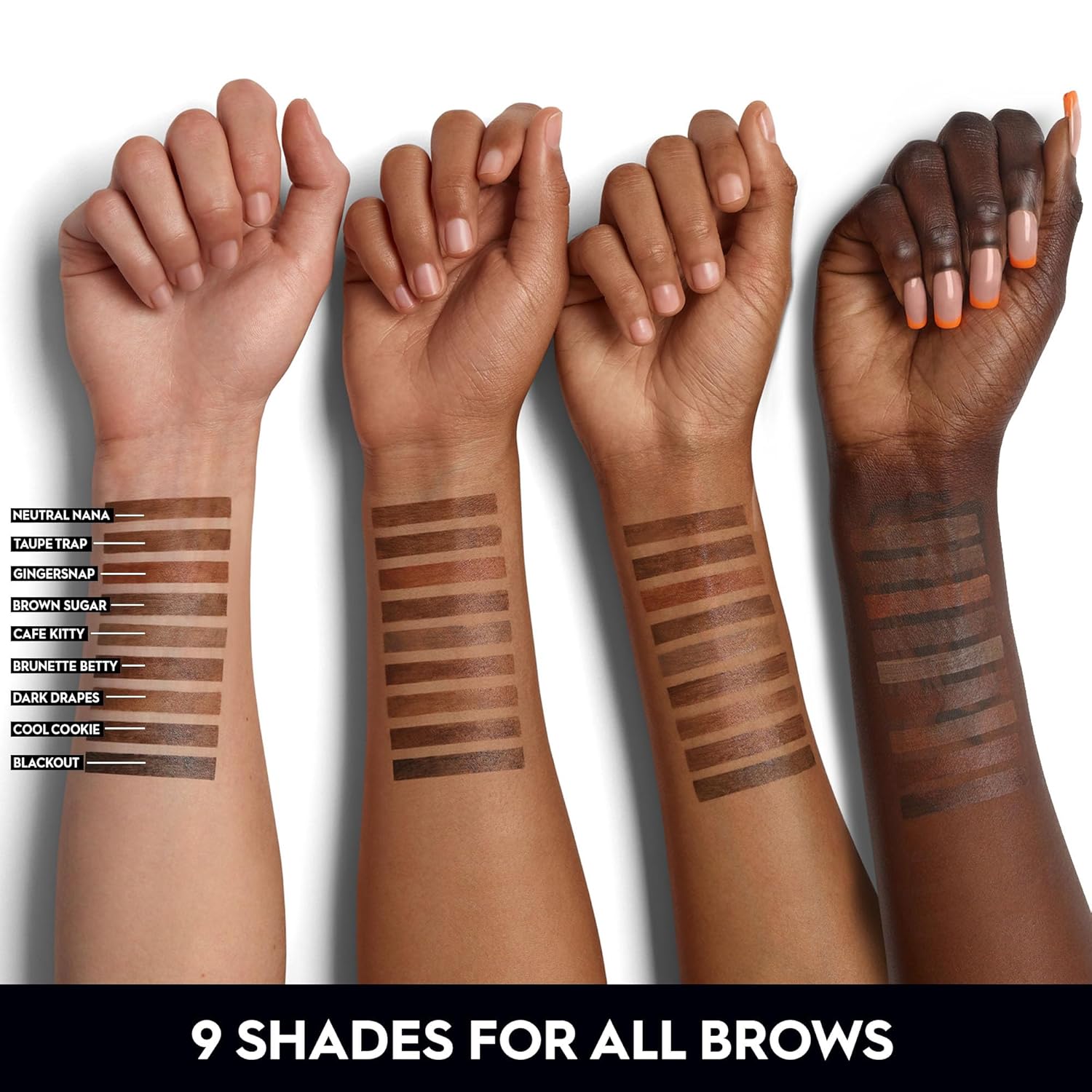 Urban Decay Big Bush Volumizing Tinted Eyebrow Gel - Waterproof, Smudge-Resistant, 24 HR Hold, Vegan - 0.19 fl oz