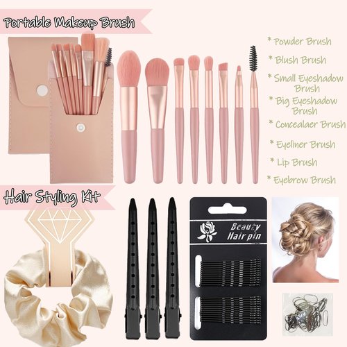 Bridal Emergency Kit for Wedding Day, Wedding Essentials Survival Set for Team Bride, Must-Have 50+ Essentials Travel Kit with Makeup Bag
