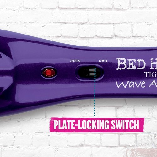 Bed Head Wave Artist Deep Waver - Create Beachy Waves, Combat Frizz & Add Shine | Tourmaline Ceramic Technology (Purple)