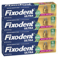 Ultra Max Hold Plus Scope Secure Denture Adhesive for Full and Partial Denture Wearers, Blue, 1.8oz 4 Pack