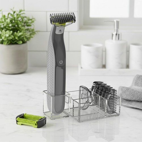 Philips Norelco OneBlade Guards Kit Plus - 6 Sizes (1–6mm) with Replacement Body Comb & Organizer Stand
