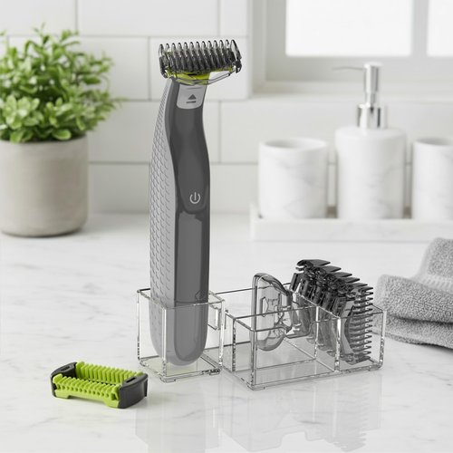 KIONCARE Guards Kit Plus for Philips Norelco OneBlade, with 1–6mm Guide Combs (6 Sizes), Replacement Body Comb, Protective Cap and Organizer Stand