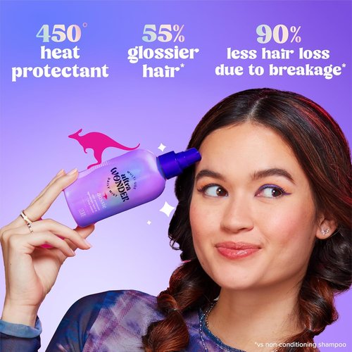 Aussie Ultra Wonder Daily Mist - Lightweight Multi-Use Detangler for All Hair Types | 7.6oz