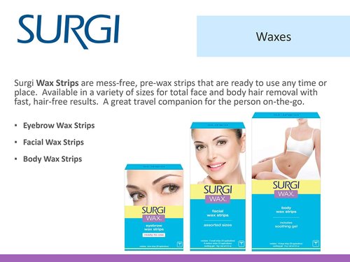 Surgi-Wax Facial Wax Strips (Pack of 3)