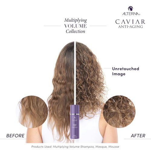Alterna CAVIAR Anti-Aging Volume Masque - Lightweight Hydrating Hair Mask for Fine Hair | 5 Fl Oz | Adds Shine & Body