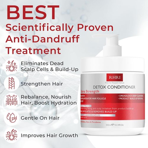 Regine Switzerland Detox Conditioner - Deep Cleansing for Damaged Hair | Heavy Metal Detox & Nourishing Scalp Care - 300ml