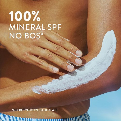 Native Mineral Sunscreen Lotion SPF 30 - Unscented, 100% Mineral Zinc Oxide, Vegan, 7 oz