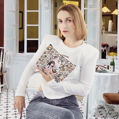 G2TUP Ramen Lover Cosmetic Bag Ramen Foodie Gift Just A Girl Who Loves Ramen Makeup Zipper Bag for Women Girls (Loves Ramen New)