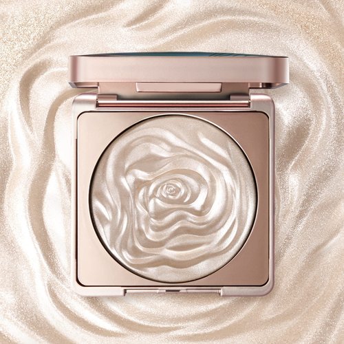FLORASIS · Peach Blossom Carved Flower Pattern Highlighter 02 Chasing Fireflies: Shimmering Peachy Gold