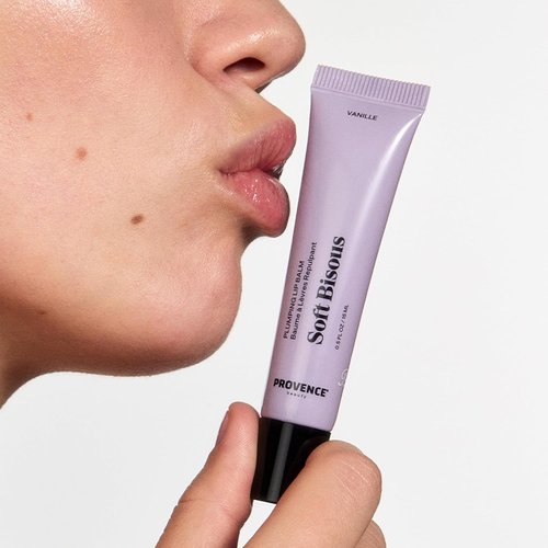 Provence Beauty Plumping Lip Balm - Hydrating Treatment with Tripeptide-1 & Hyaluronic Acid - 0.5 fl oz