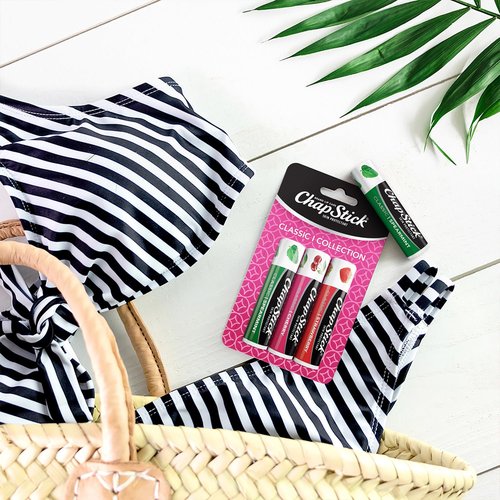 ChapStick Lip Balm, Sweet & Fruity Flavors + SPA & Classic Collections,15-Pack – Includes Strawberry Remix, I Love Summer & TropicalParadise & More, Birthday Gifts, Party Favors, 0.15 Oz