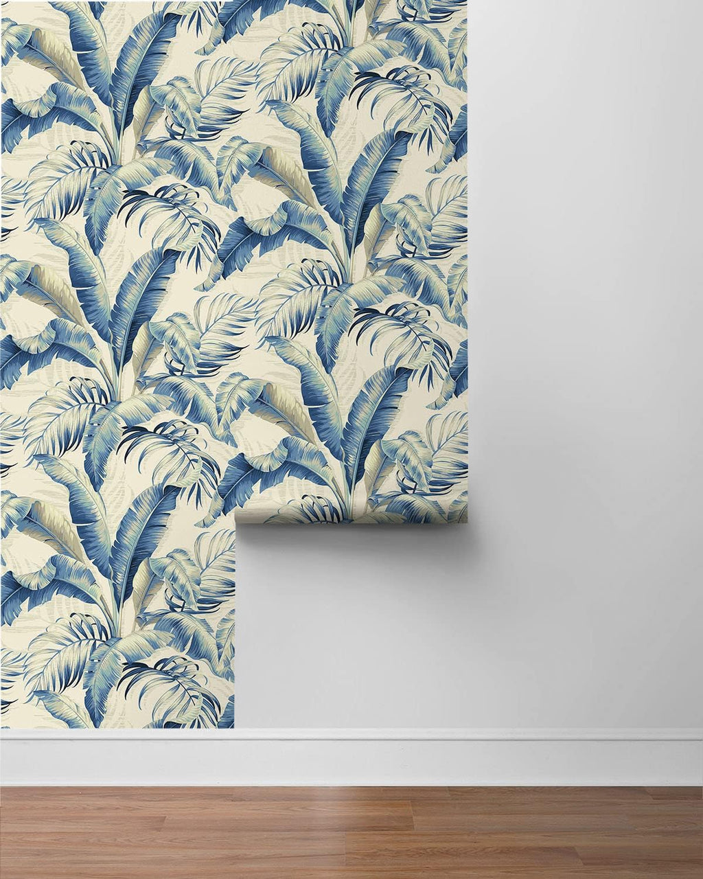 Tommy Bahama Peel and Stick Wallpaper - Tropical Design for Bedroom & Kitchen | 30.75 Sq Ft Coverage (Azure)