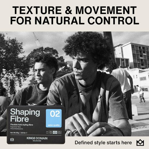 Shaping Fibre | Men's Hair Paste for Medium Hold | Adds Natural Movement & Texture