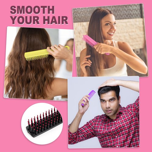 Hair Brush and Combs Bulk Individually Wrapped for Homeless,Disposable Hair Combs Bulk Hair Brushes Detangling Hairbrush for Women Shelter Nursing Hotel Church Charity Supplies100