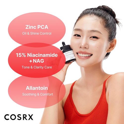 COSRX 15% Niacinamide Face Serum - Pore Minimizer for Even Skin Tone | 0.67 fl oz Korean Skincare