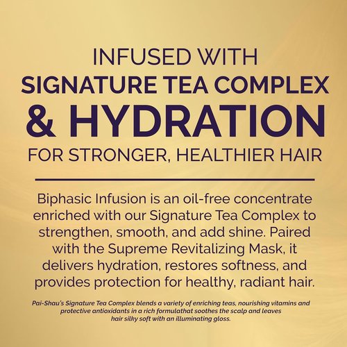 Pai-Shau Biphasic Infusion | Supreme Revitalizing Mask - Oil-Free Hair Rejuvenating Serum for All Hair Types