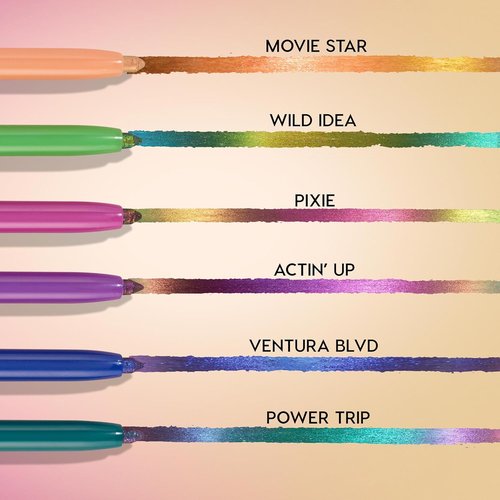 ColourPop Crème Gel Waterproof Chrome Eyeliner - 18HR Ultra-Pigmented, Smudge-Proof Pencil | Power Trip (0.01 oz)