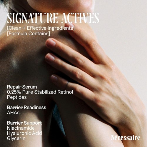 Nécessaire The Hand Retinol - Anti-Aging Repair Serum for Wrinkles & Spots | 0.25% Pure Retinol, 2.2 fl oz