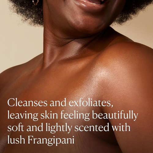 ELEMIS Frangipani Monoi Salt Glow - Tropical Body Scrub for Exfoliation & Hydration | 490g