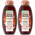 Garnier Whole Blends Coconut Oil & Cocoa Butter Smoothing Shampoo - Frizz Control, 22 Fl Oz, 2 Count