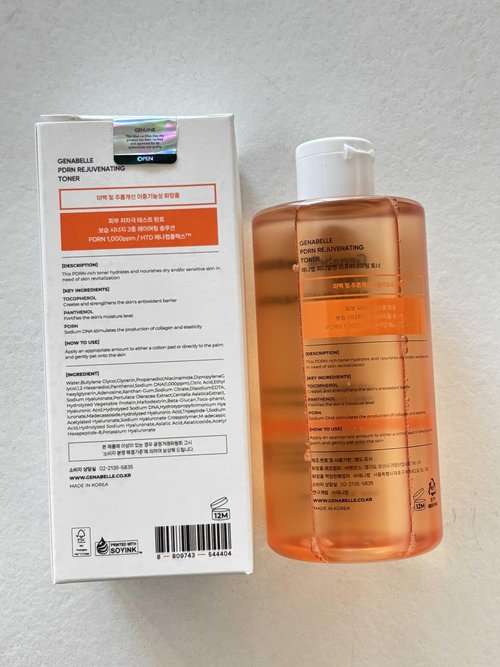 PDRN Rejuvenating Toner - Deep Hydration & Skin Barrier Support with PDRN, Panthenol, Hyaluronic Acid - Soft & Glowing Skin - 10.14 fl.oz/300ml