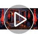 Halloween Human Remains Prop Set with Inflatable Corpses, LED Lights & Accessories