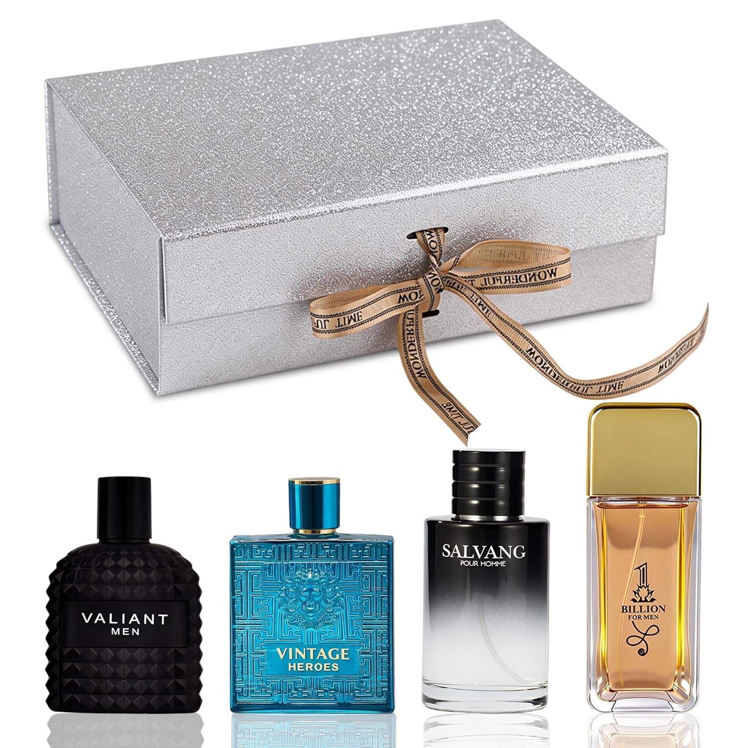 A CENTER Men's Cologne Gift Set - Luxury Fragrance Collection in Premium Presentation Box | Perfect Valentine's Day Gift | 4 x 3.4 FL oz