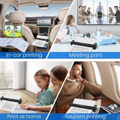 Tattoo Stencil Printer Machine,2026 Upgraded Portable Thermal Wireless Bluetooth Printer for Tattoo Beginners&Artists,withTransfer Paper and Thermal Paper,Compatible with Phone&PC (Grey)