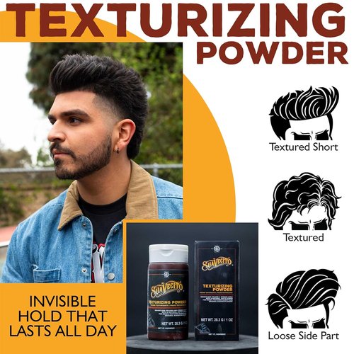 Suavecito Hair Styling Powder - Texturizing & Volumizing with Shine-Free Matte Finish | Strong Hold, No Mess