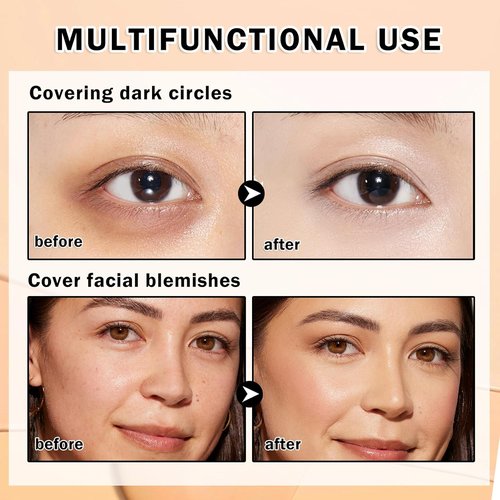 Regine Switzerland Under Eye Concealer - Dark Circle Corrector & Brightener, Long-Lasting (01 Chantill)