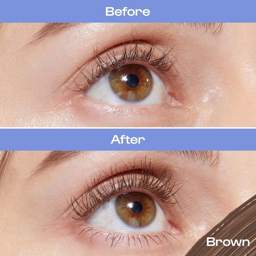 Alleyoop Tubing Mascara Brown - Long-Lasting, Smudge-Proof Formula with Biotin & Peptides | 4 mL Mini Size