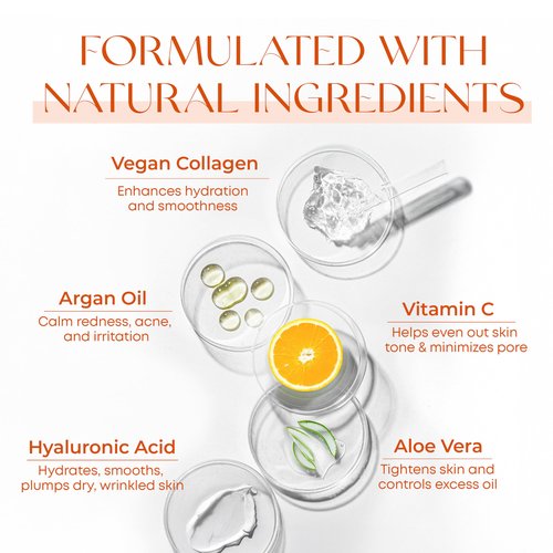 Skin 2.0 Vitamin C Serum - Dermatologist Tested, Anti-Aging & Dark Spot Remover - Brightening, Clean Beauty, Cruelty-Free, Korean Skincare for Glass Skin, All Skin Types - 1.69 Fl. oz