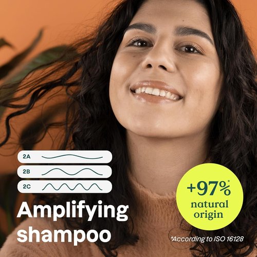 ATTITUDE Hair Shampoo & Conditioner Bundle - Vegan, Plant-Based, Coconut Oil for Wavy & Curly Hair | 16 Fl Oz
