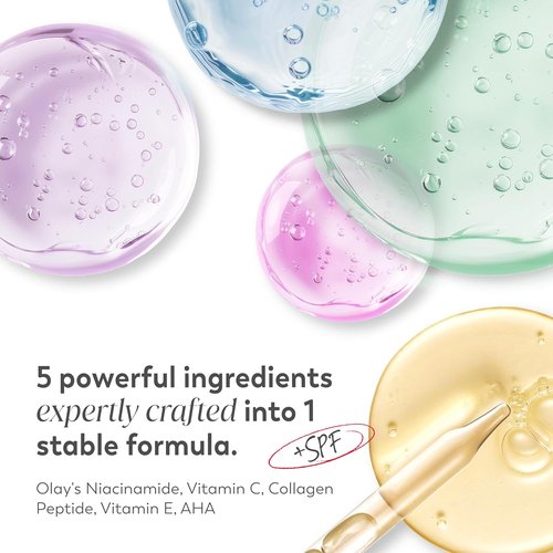 Olay Super Cream - Lightweight Face Moisturizer with SPF 30 | 5-in-1 Hydrating & Brightening Benefits - 1.7 oz