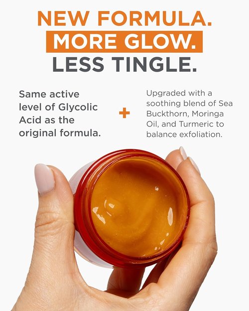 Andalou Naturals Pumpkin Honey Glycolic Mask - Exfoliating Face Mask with Glycolic Acid & Vitamin C for Radiant Glow - 1.7 fl oz