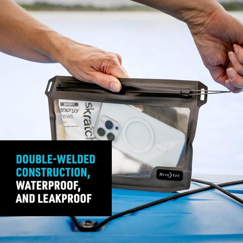 Nite IZE Runoff Waterproof Pouch - TSA Compliant Travel Toiletry Bag - Ideal for Beach & City Use