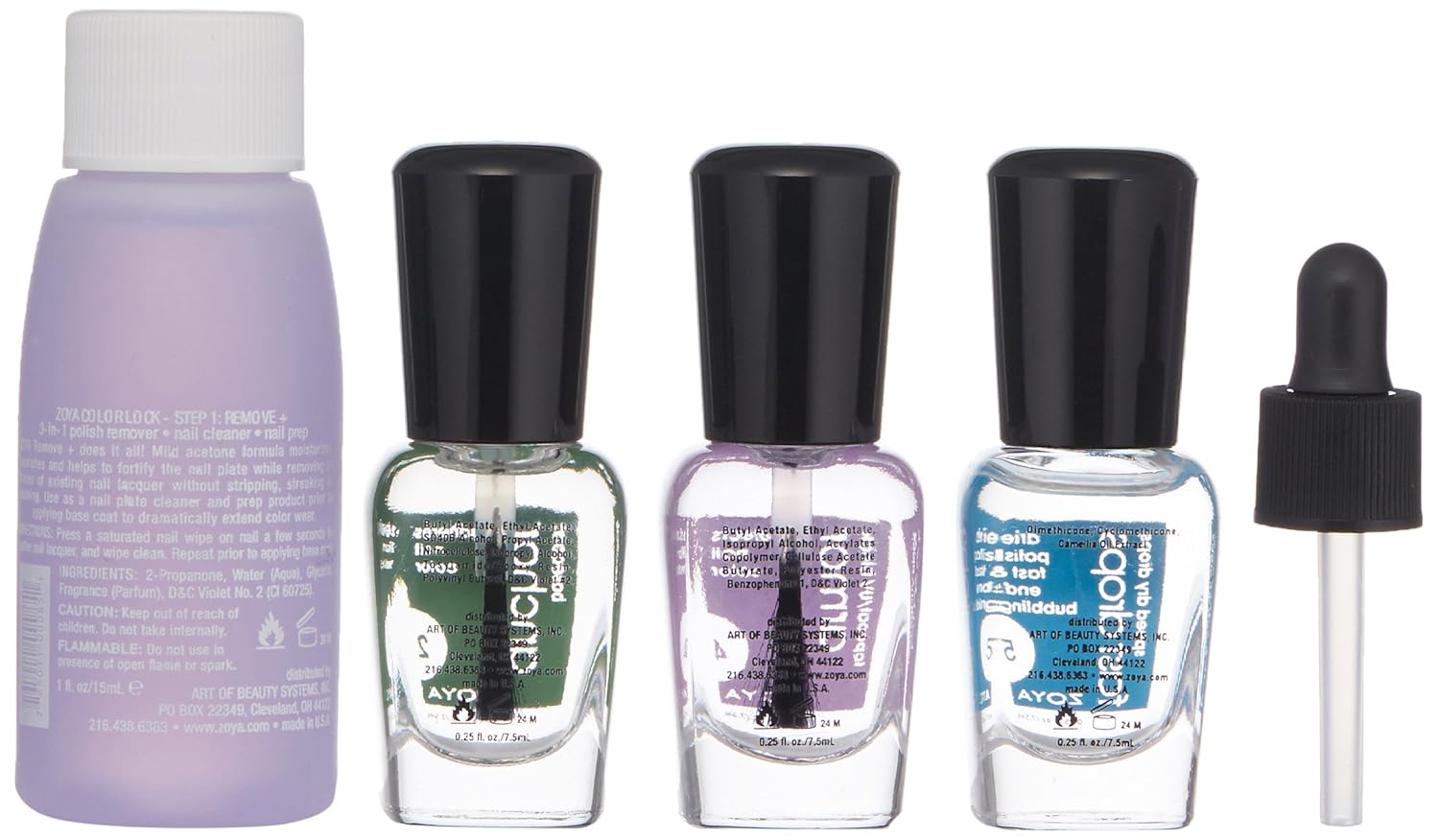 Zoya Mini Nail Polish Kit - Vibrant Colors for Perfect Manicure | 4-Piece Set