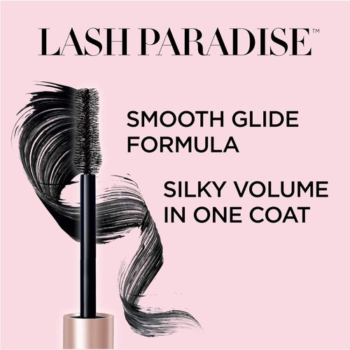 L'Oreal Paris Voluminous Lash Paradise Waterproof Mascara - Volumizing & Lengthening Eye Makeup | Black, 0.25 Fl Oz