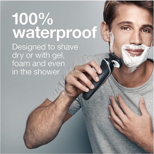 Braun Electric Razor - Waterproof Foil Shaver Series 5 5050cs | Wet & Dry Shave with Beard Trimmer & Groomer