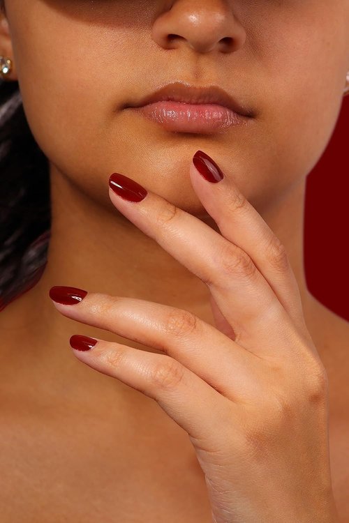 LONDONTOWN Lakur Nail Polish - Red, Long-Lasting & Chip-Resistant | Non-Toxic Vegan Formula, 0.4 Fl Oz - You Autumn Know