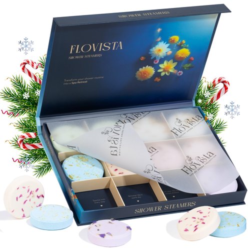 Gifts for Women, Aromatherapy Shower Steamers – 12-Pack Self Care & Spa Birthday Gifts for Women, Relaxation & Stress Relief, Bath Shower Bombs with Lavender & Eucalyptus Essential Oils
