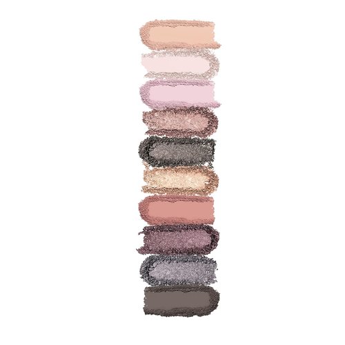 KIKO Milano Soft Nude Eyeshadow Palette - 10 Versatile Multi-Finish Shades for Stunning Looks