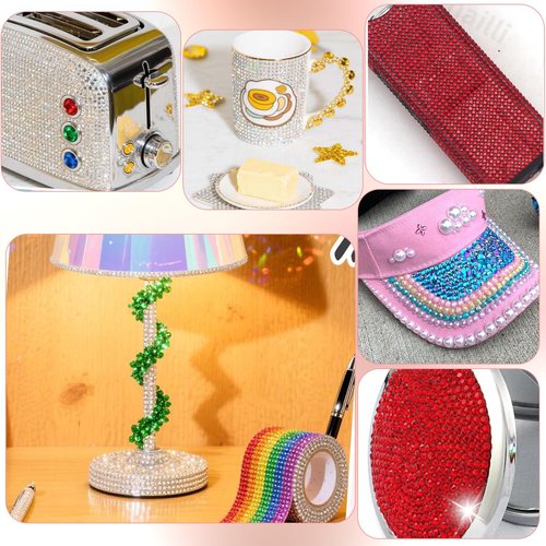 15000Pcs Flatback Rhinestones for Crafts, 5mm Mixed Color Crystals Rhinestone, Resin Flatback Glitter Gems Nail Diamonds Rhinestones for Clothes Accessories DIY