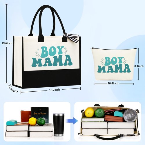 JSTUMB Boy Mom Gifts for New Mom Gifts for Women After Birth Pregnancy Mama Gift, New Mama Basket Package After Baby Gift for Moms To Be Set for Expecting Mommy
