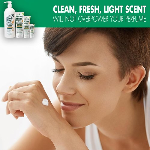 Miracle Hand Repair Cream - Healing Moisturizer with 60% Aloe Vera | Non-Greasy, Fast Absorbing, 1 oz (3-Pack)
