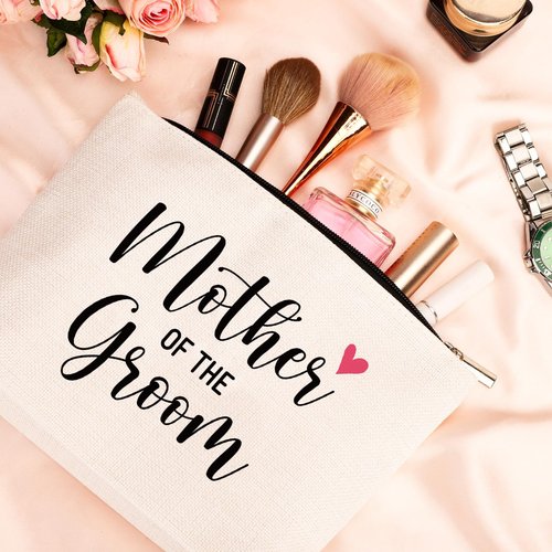 GevGuxLuo Mother of The Groom Gifts Wedding Gift Marriage Gifts Makeup Bag