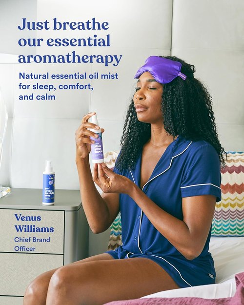 ASUTRA Aromatherapy Pillow Spray - Lavender & Chamomile Essential Oil Mist, 4 fl oz Aluminum Bottle | Refresh Face, Body, Rooms & Linens